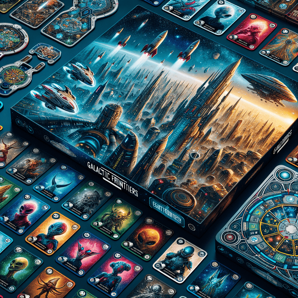 Polished card design for a sci-fi deckbuilder