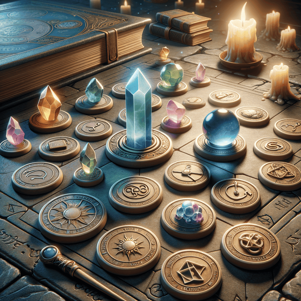 Final stylized game token component